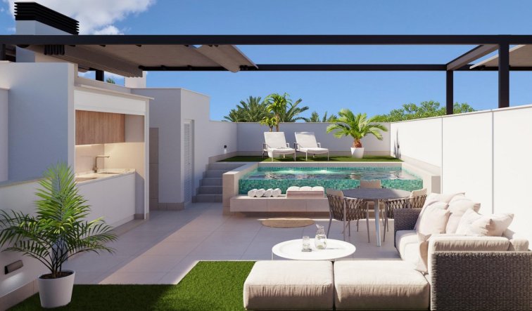 Bungalow - Obra nueva - Pilar de la Horadada - parques de Andromeda