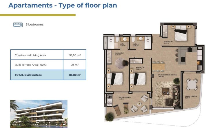 Obra nueva - Apartamento / piso - Orihuela Costa - La Ciñuelica