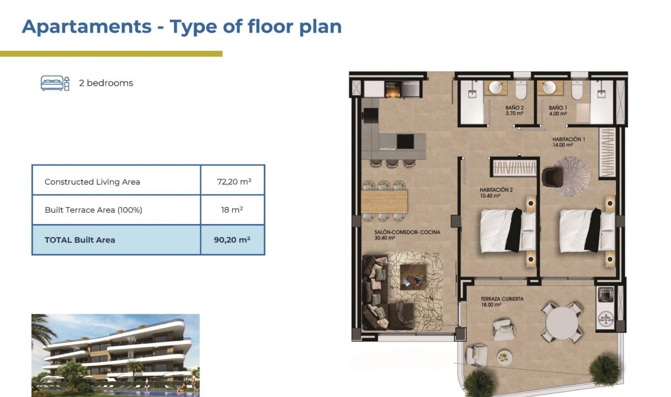 Obra nueva - Apartamento / piso - Orihuela Costa - La Ciñuelica