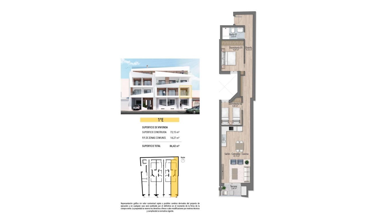 Obra nueva - Apartamento / piso - Torrevieja - Playa de El Cura