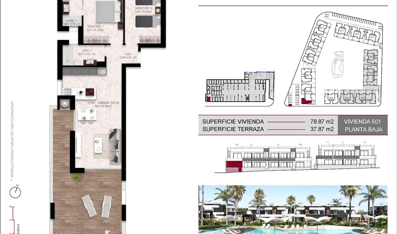 Obra nueva - Bungalow - Ciudad Quesada - Lo marabú