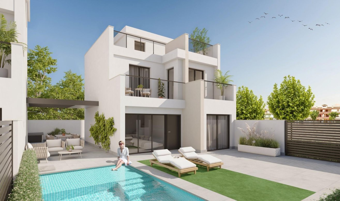 Obra nueva - Villa - Los Alcazares - Playa la Atascadera