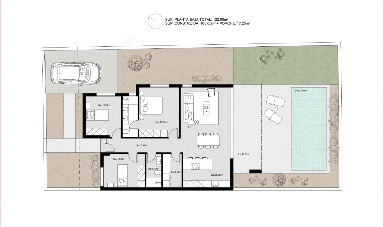 Obra nueva - Villa - Molina De Segura - Urb. La Quinta