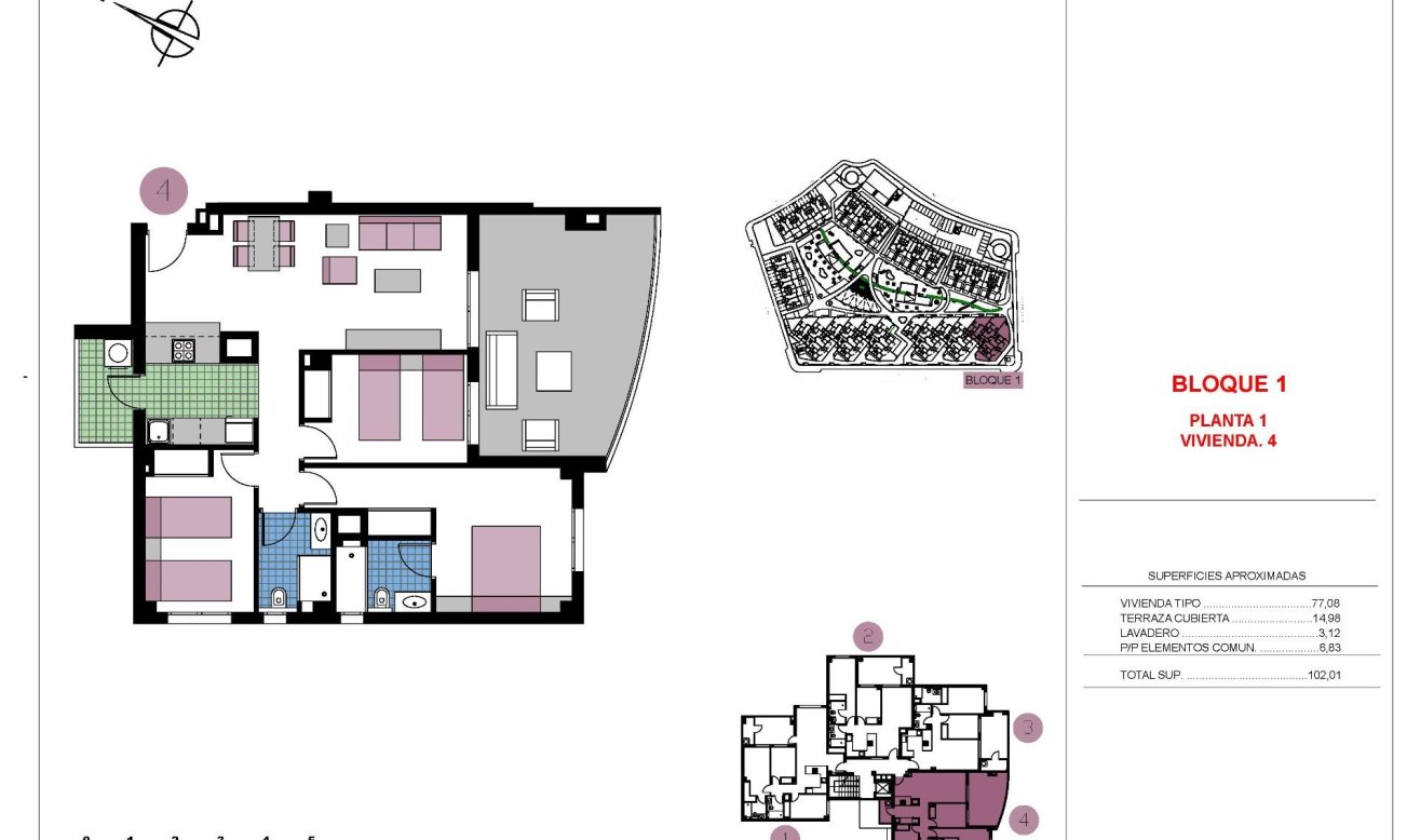 Obra nueva - Apartamento / piso - Pilar de la Horadada - Mil Palmeras