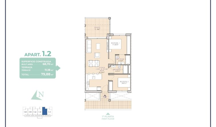 Obra nueva - Apartamento / piso - Los Alcazares - Serena Golf