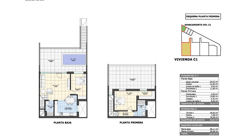Obra nueva - Bungalow - Pilar de la Horadada - pueblo