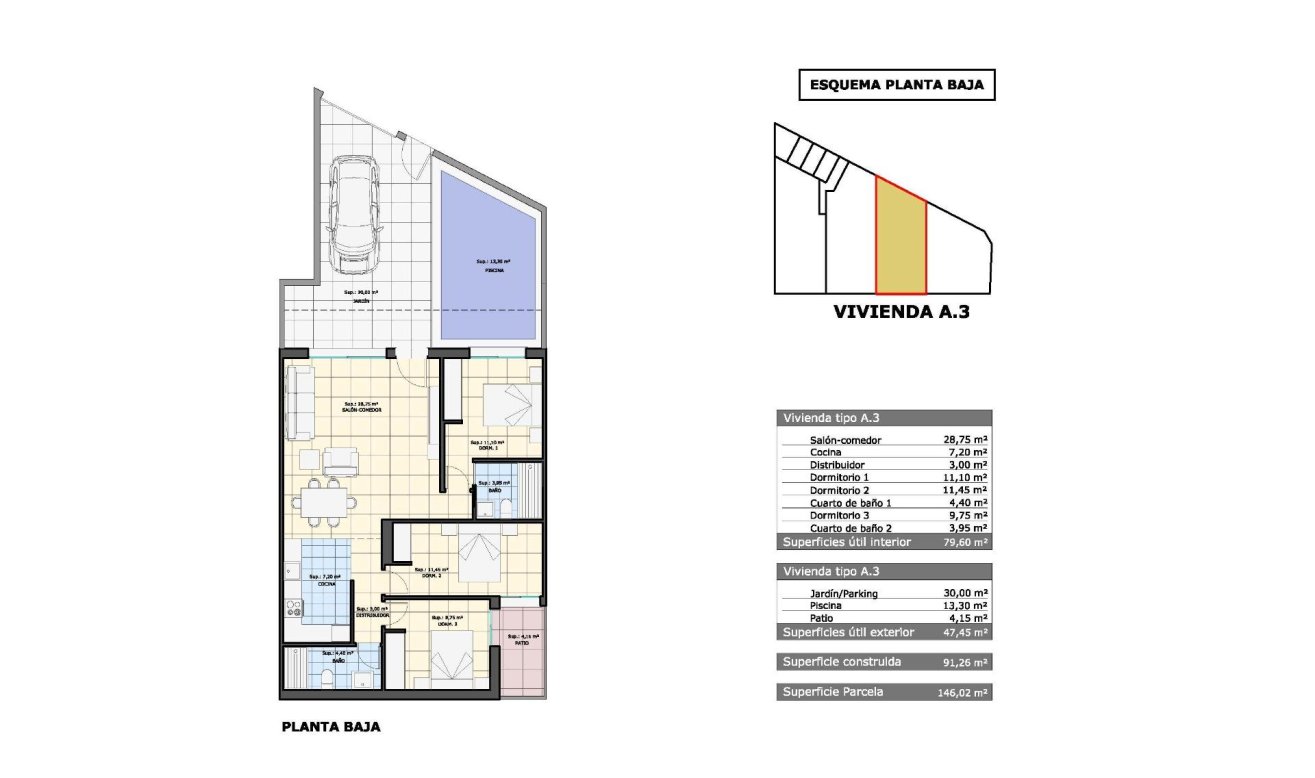 Obra nueva - Bungalow - Pilar de la Horadada - pueblo