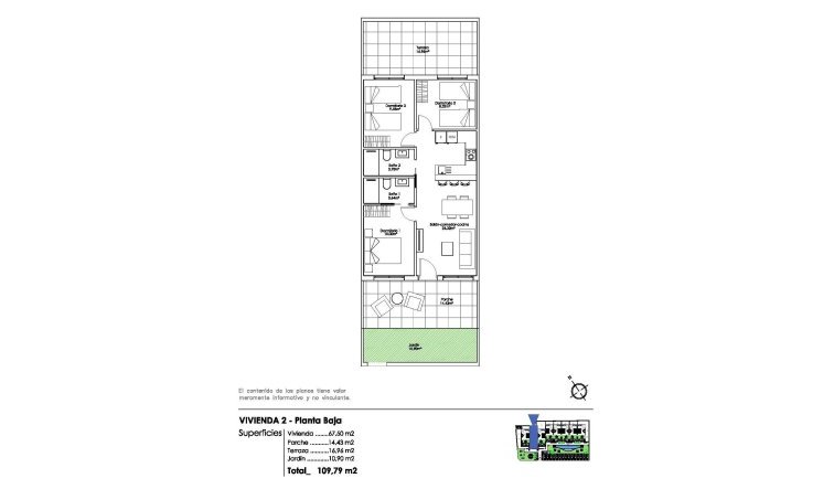 Obra nueva - Bungalow - Pilar de la Horadada - Parque Ramon eugenio Escudero