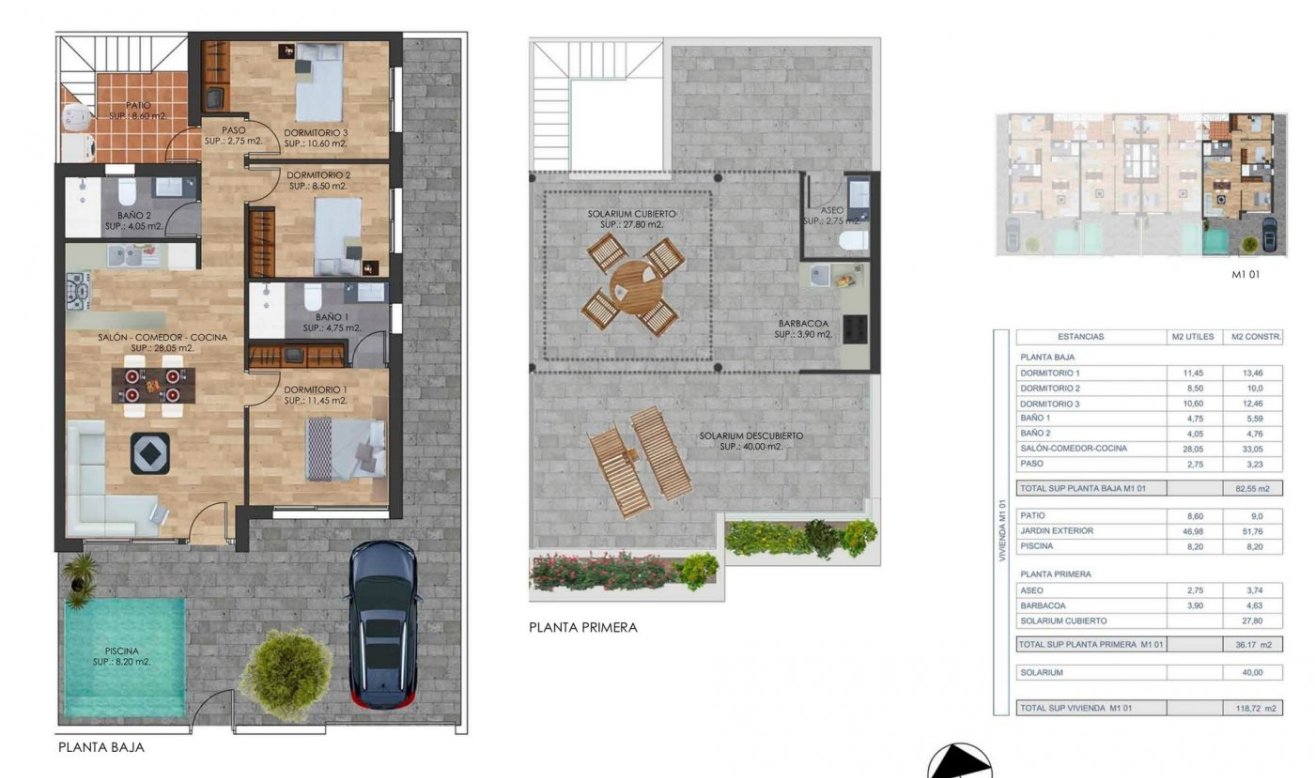 Obra nueva - Villa - Torre Pacheco - Torrepacheco