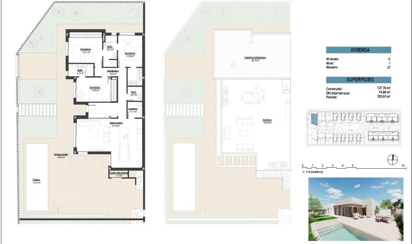 Obra nueva - Villa - Los Alcazares - Serena Golf