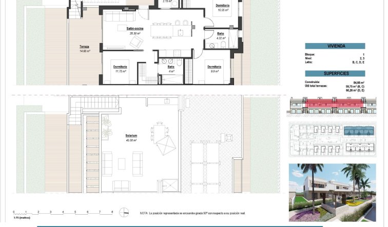 Obra nueva - Bungalow - Los Alcazares - Serena Golf