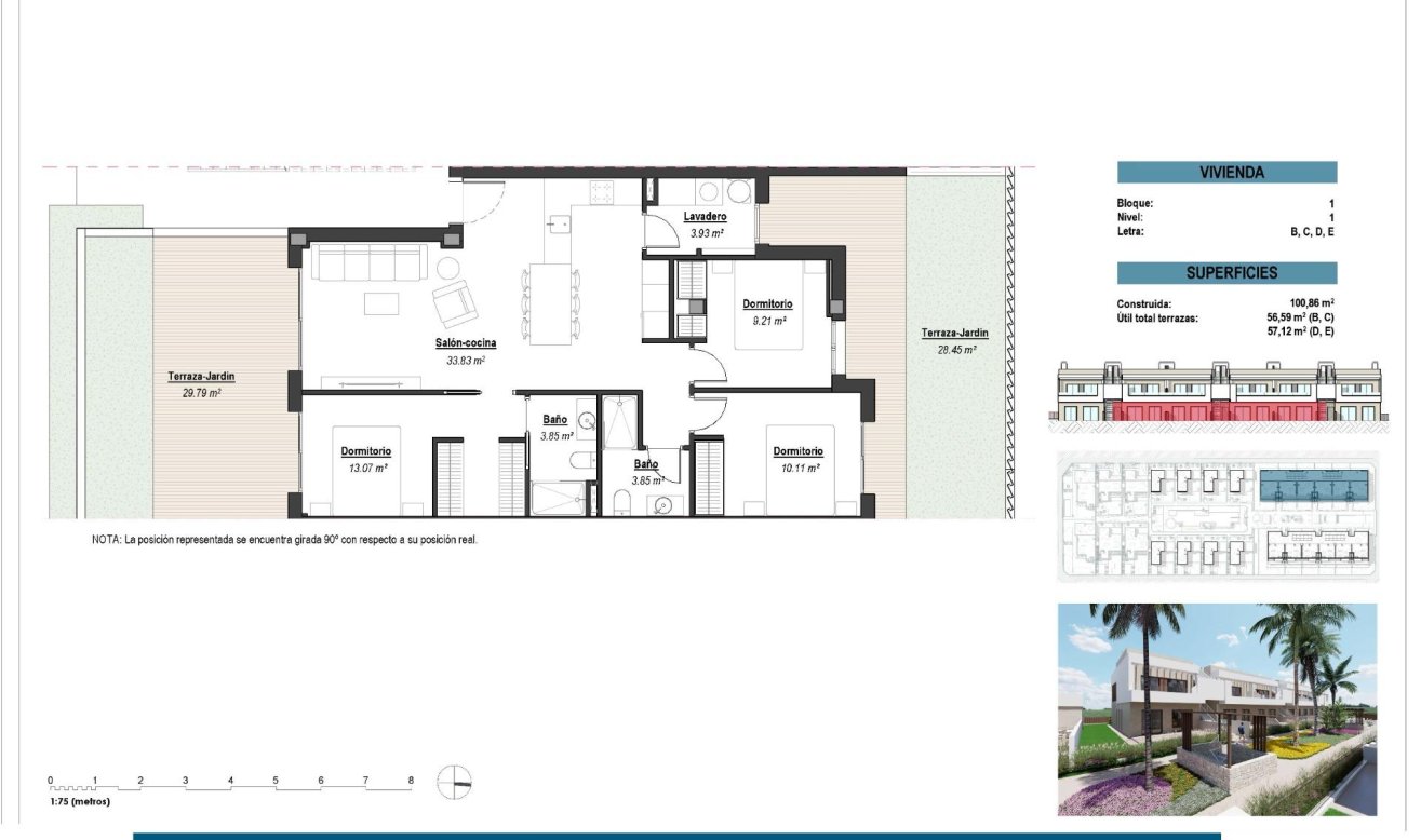 Obra nueva - Bungalow - Los Alcazares - Serena Golf
