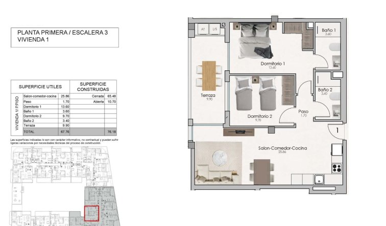 Obra nueva - Apartamento / piso - Santa Pola - Estacion de autobuses