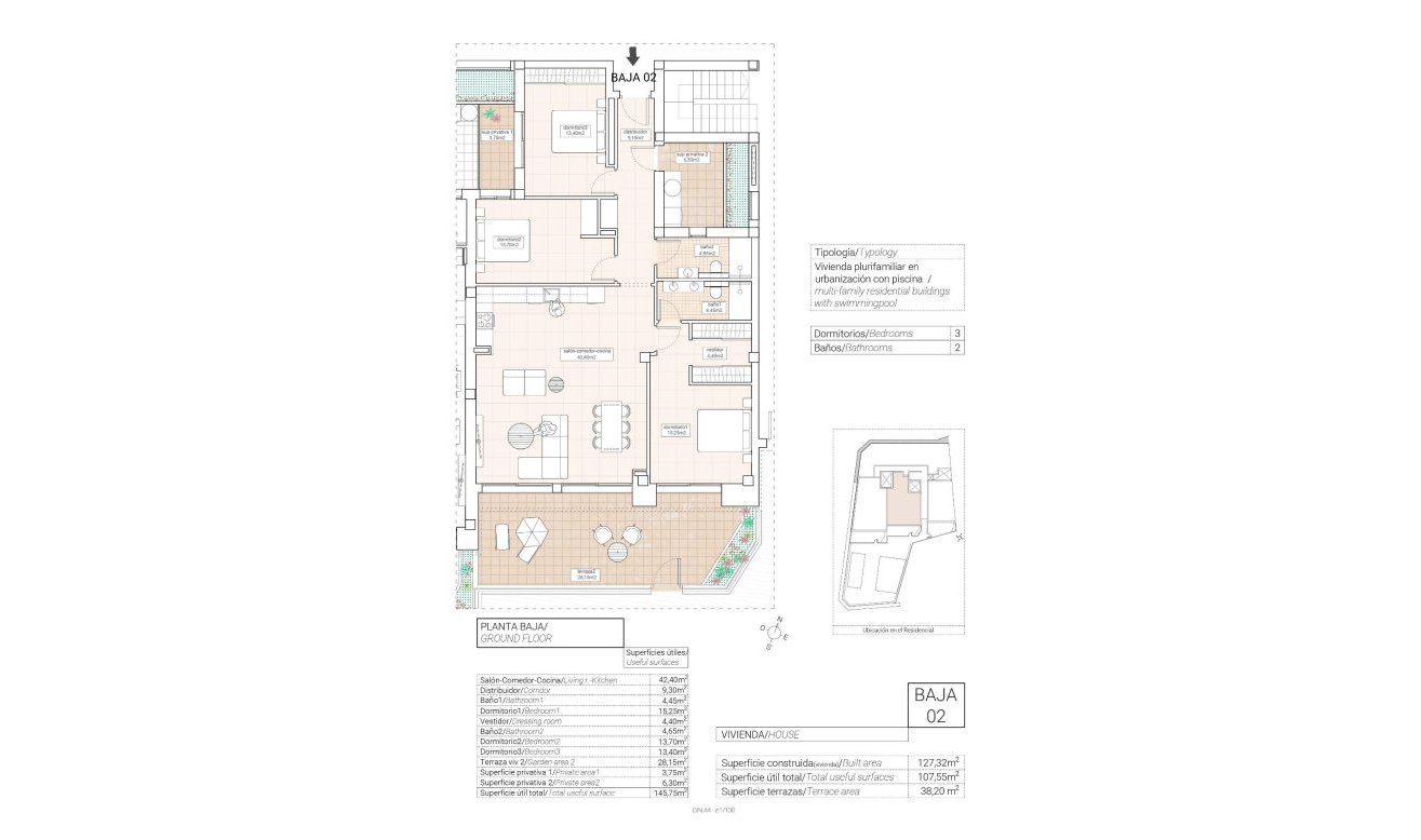 Obra nueva - Apartamento / piso - Hondón de las Nieves - Pueblo