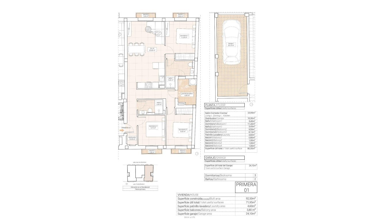 Obra nueva - Apartamento / piso - Hondón de las Nieves - Pueblo
