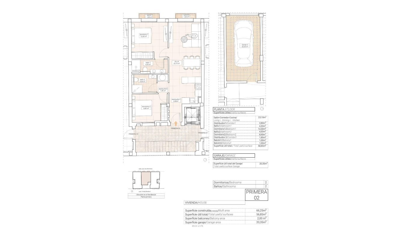 Obra nueva - Apartamento / piso - Hondón de las Nieves - Pueblo