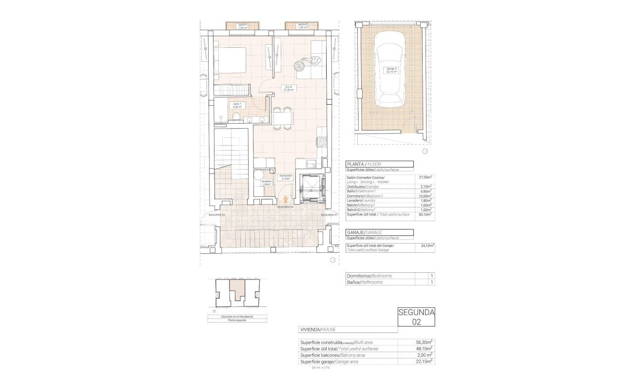 Obra nueva - Apartamento / piso - Hondón de las Nieves - Pueblo