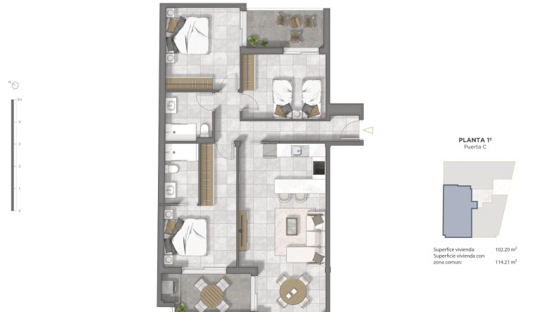 Obra nueva - Apartamento / piso - Guardamar del Segura - Pueblo