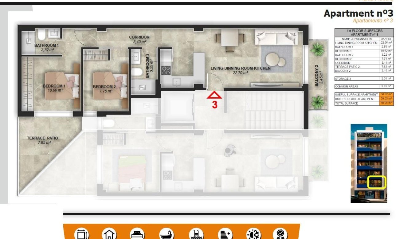 Obra nueva - Apartamento / piso - Torrevieja - Playa del Acequión