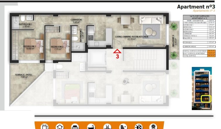Obra nueva - Apartamento / piso - Torrevieja - Playa del Acequión