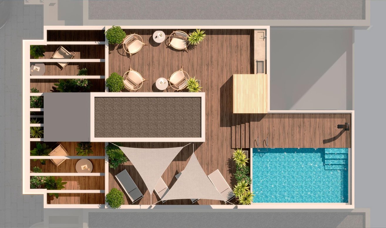 Obra nueva - Ático - Torrevieja - Playa del Acequión