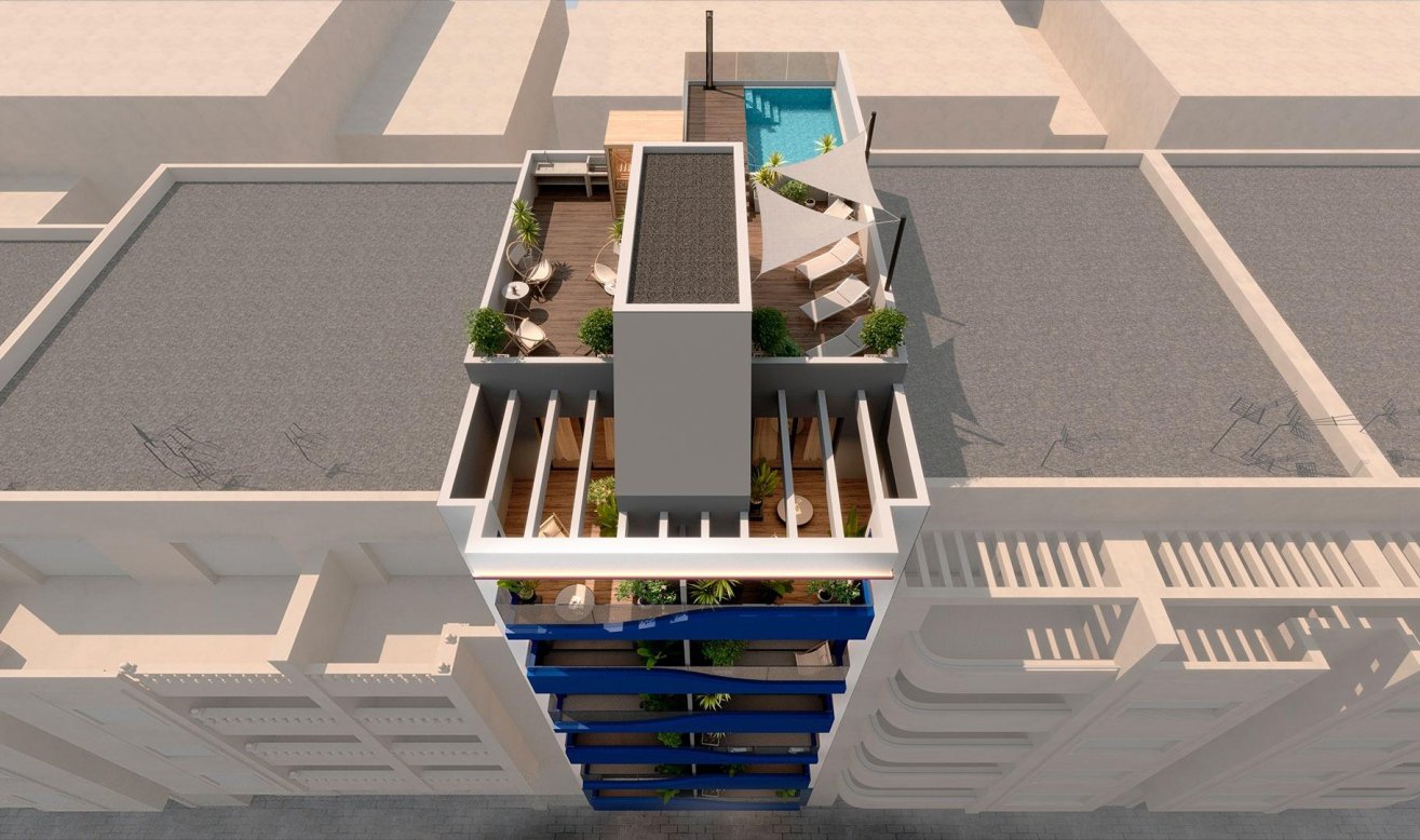 Obra nueva - Ático - Torrevieja - Playa del Acequión