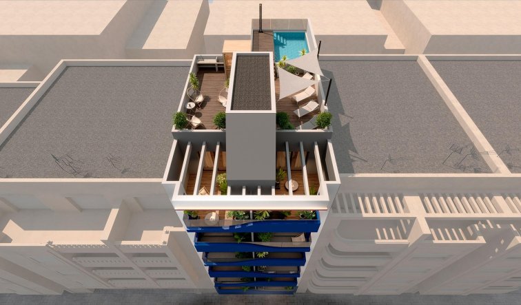 Obra nueva - Ático - Torrevieja - Playa del Acequión