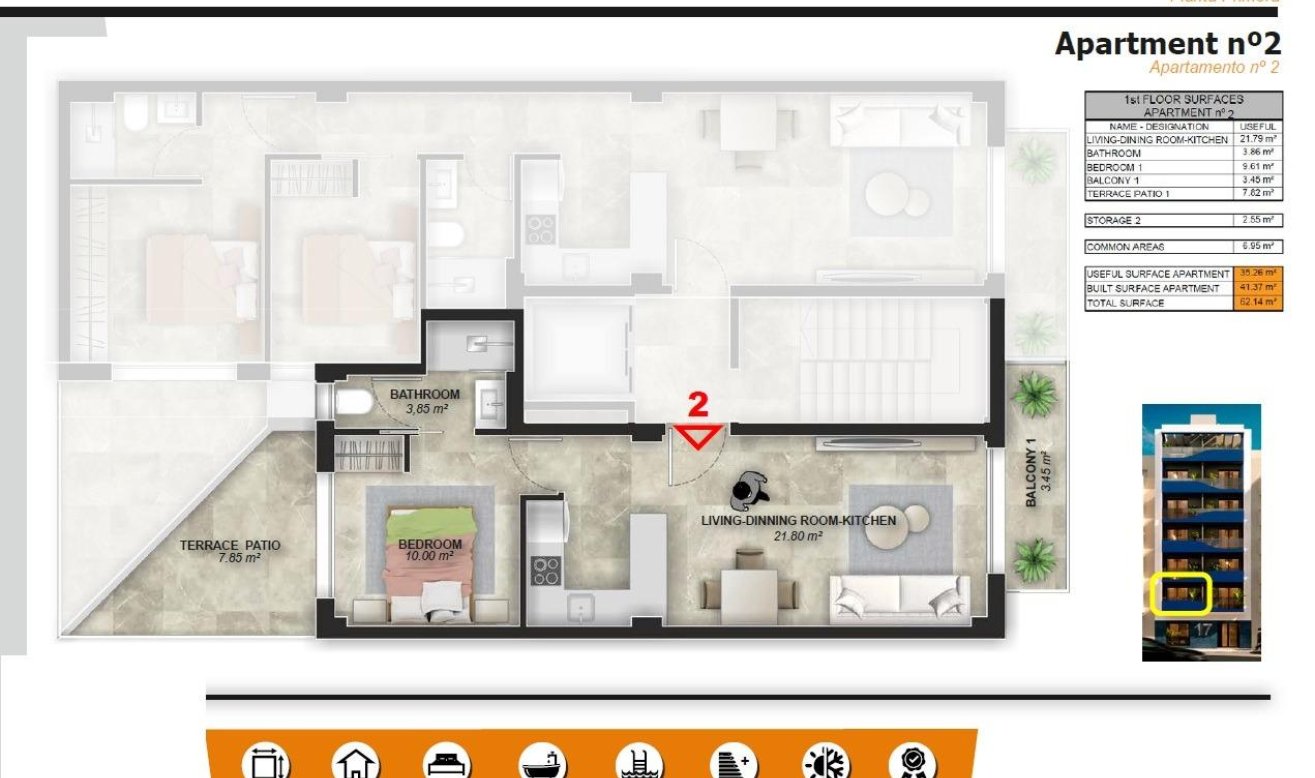 Obra nueva - Apartamento / piso - Torrevieja - Playa del Acequión