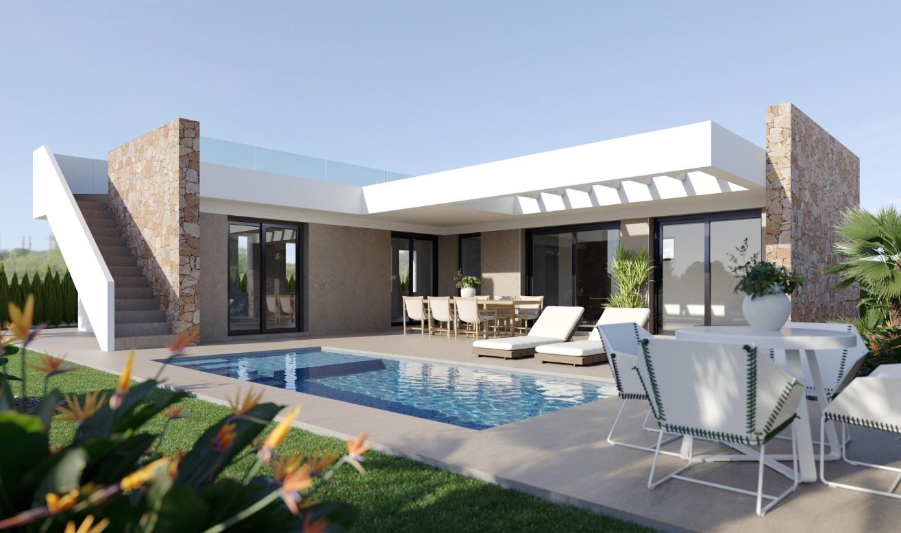 Obra nueva - Villa - Fuente Álamo - Hacienda del Alamo