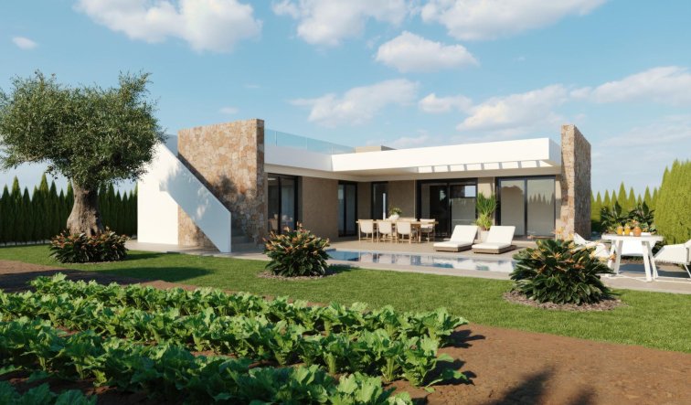 Obra nueva - Villa - Fuente Álamo - Hacienda del Alamo