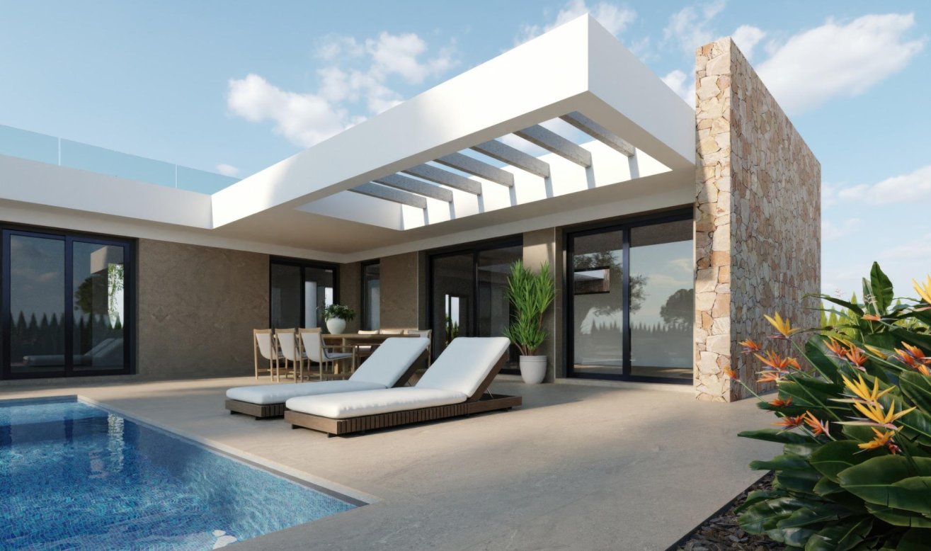 Obra nueva - Villa - Fuente Álamo - Hacienda del Alamo