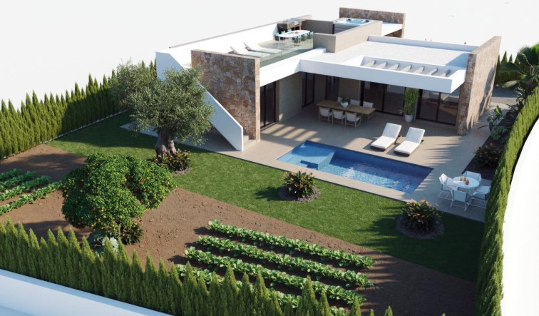 Obra nueva - Villa - Fuente Álamo - Hacienda del Alamo