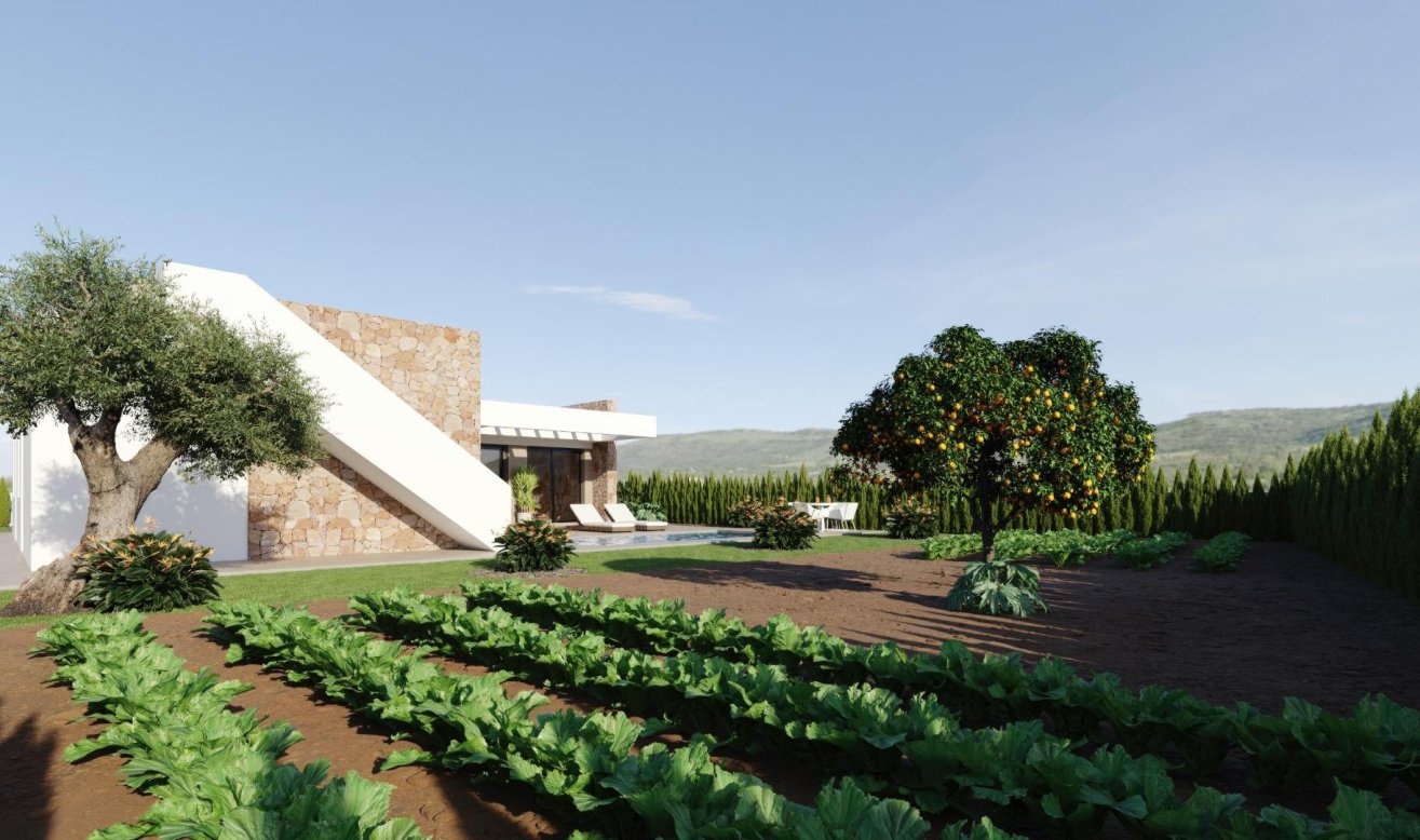 Obra nueva - Villa - Fuente Álamo - Hacienda del Alamo