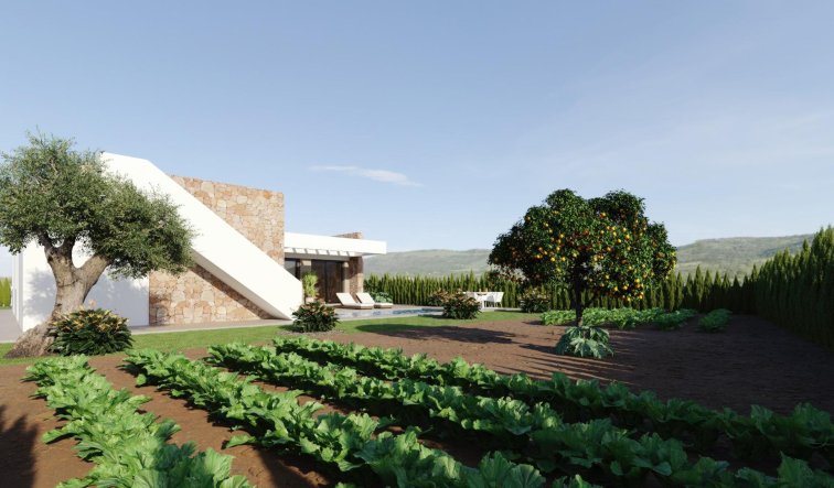 Obra nueva - Villa - Fuente Álamo - Hacienda del Alamo