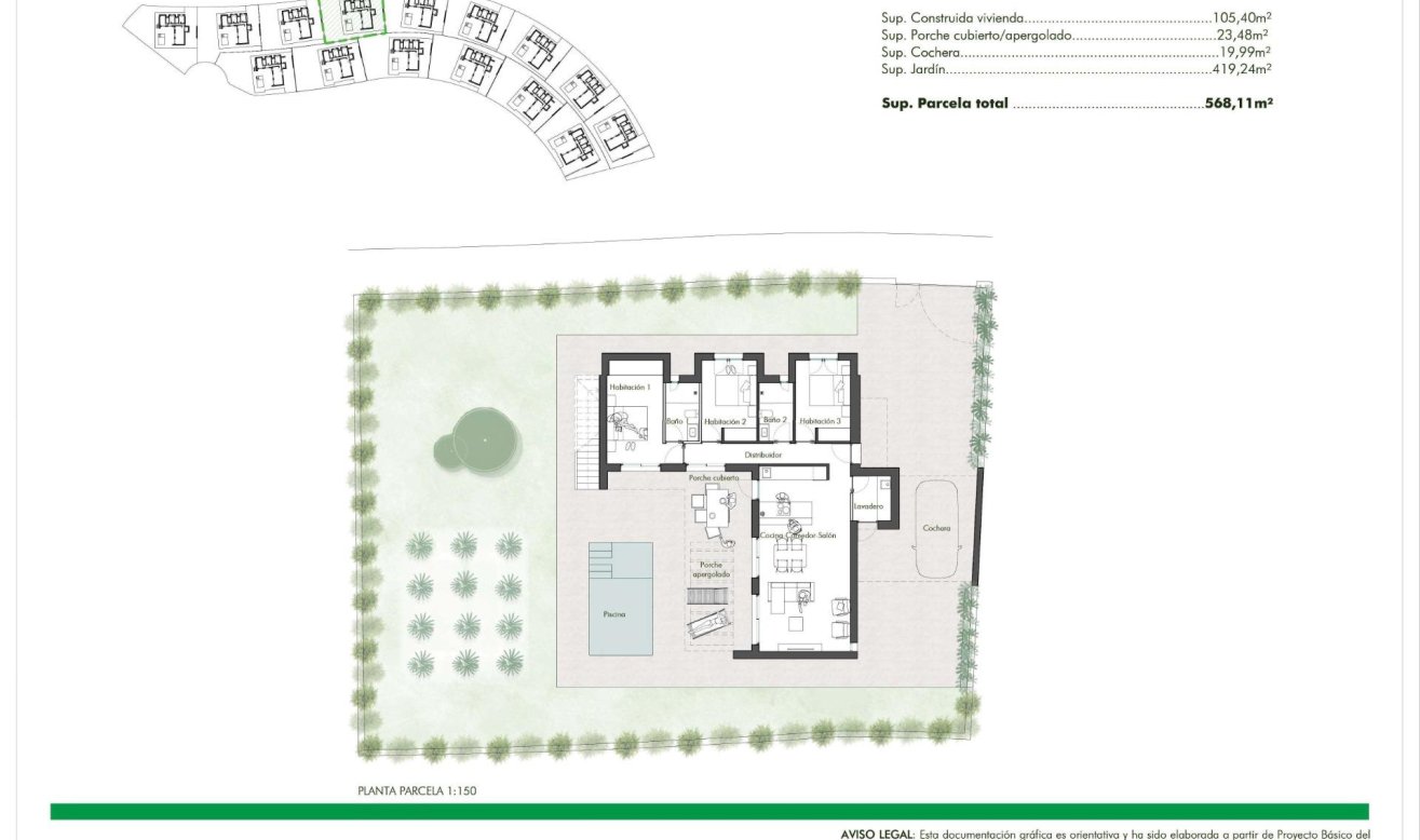 Obra nueva - Villa - Fuente Álamo - Hacienda del Alamo