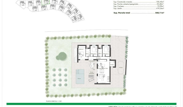Obra nueva - Villa - Fuente Álamo - Hacienda del Alamo