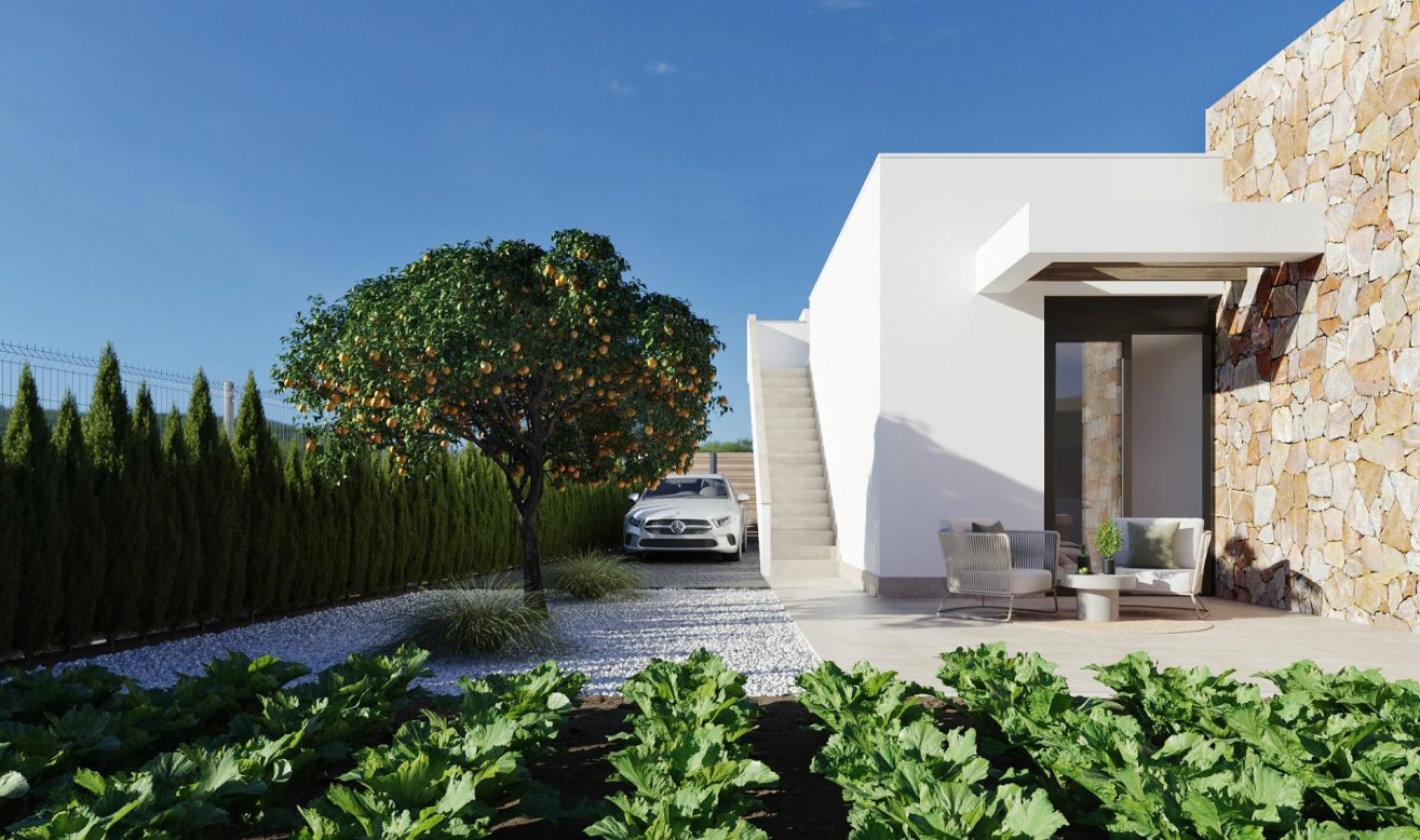 Obra nueva - Villa - Fuente Álamo - Hacienda del Alamo