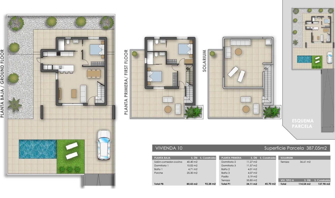 Obra nueva - Villa - Pilar de la Horadada - Polideportivo