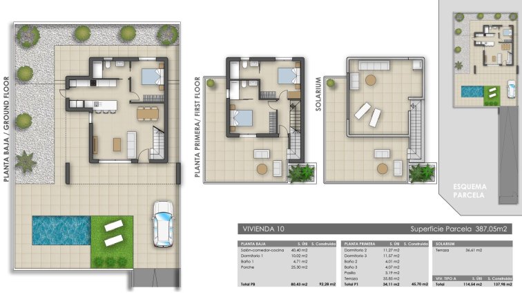 Obra nueva - Villa - Pilar de la Horadada - Polideportivo