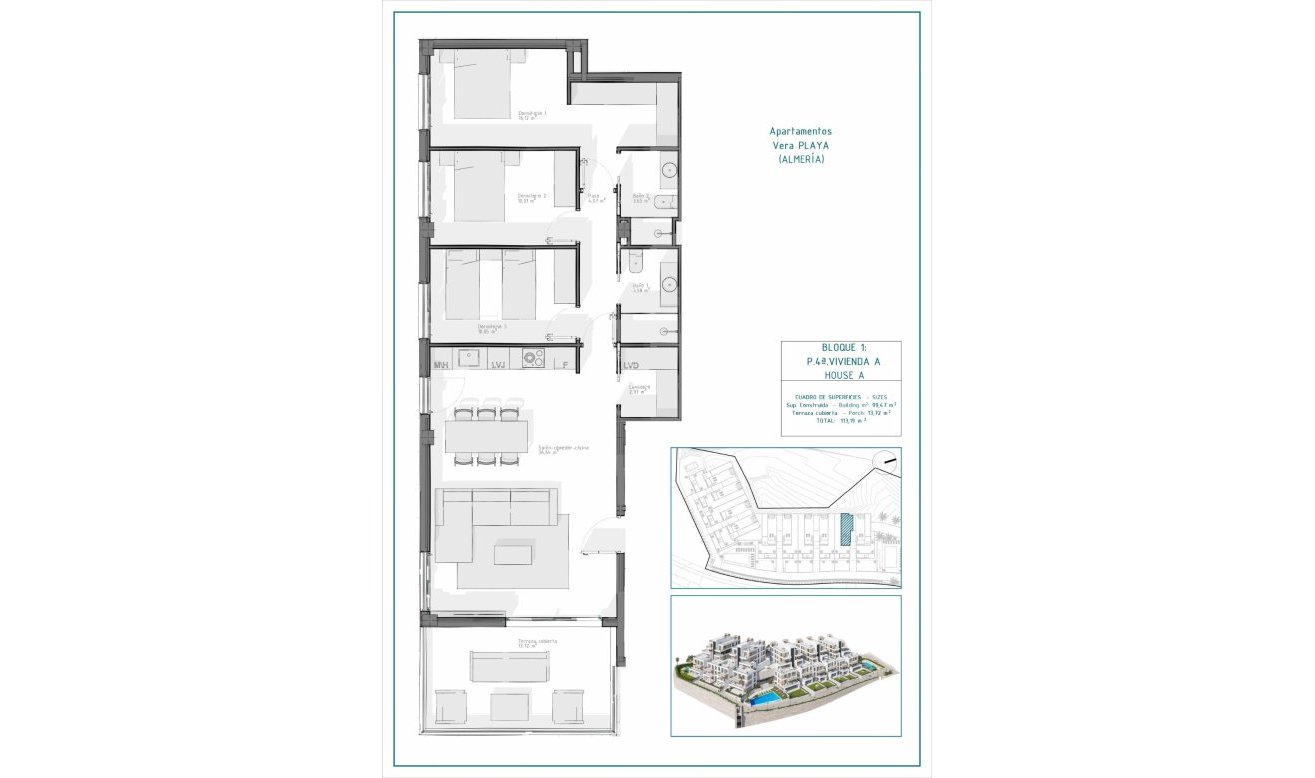 Obra nueva - Apartamento / piso - Vera - Pueblo Salinas