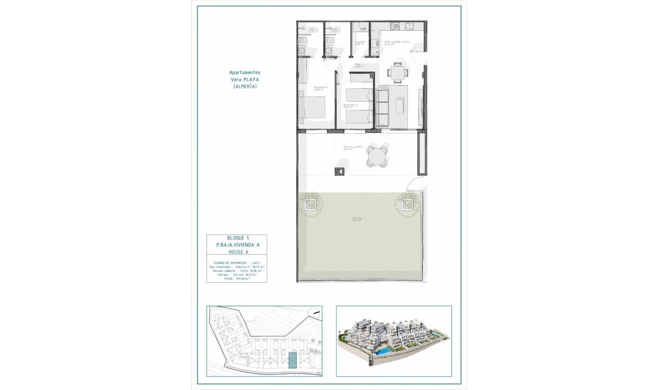 Obra nueva - Apartamento / piso - Vera - Pueblo Salinas