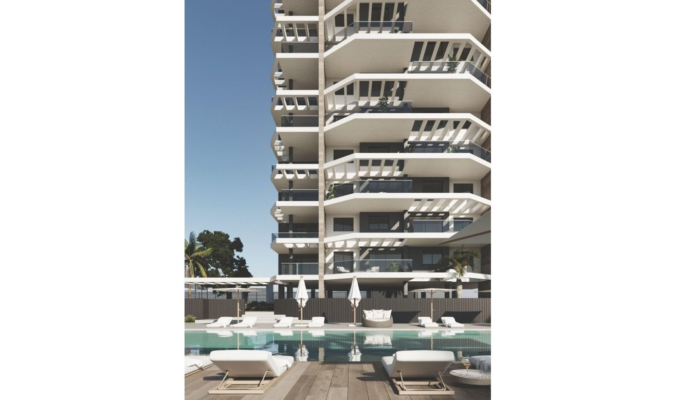 Obra nueva - Apartamento / piso - Calpe - Playa Cantal Roig