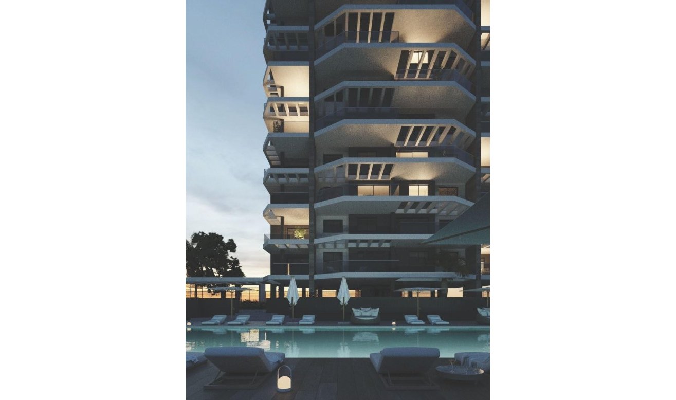Obra nueva - Apartamento / piso - Calpe - Playa Cantal Roig