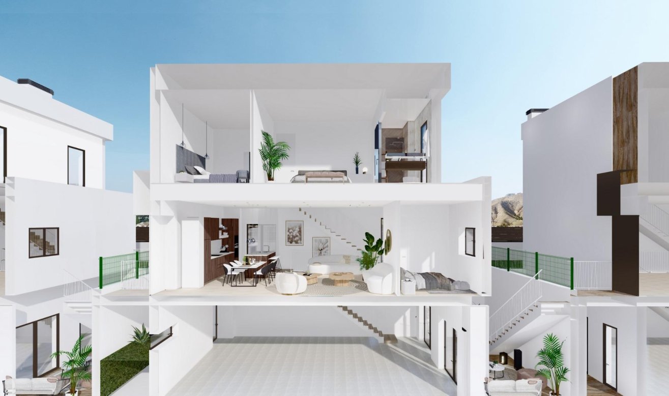 Obra nueva - Villa - Finestrat - Golf Bahia