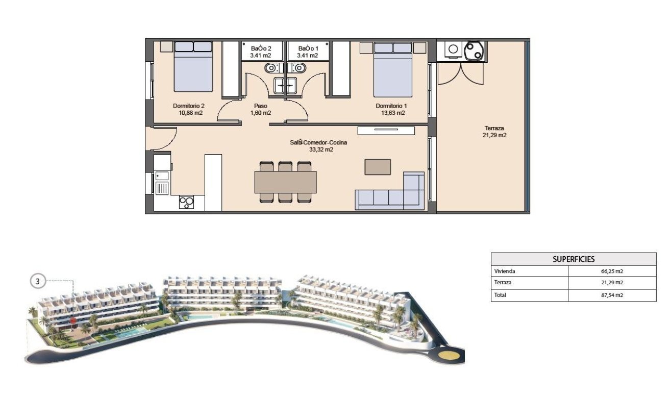 Obra nueva - Apartamento / piso - Finestrat - Balcón De Finestrat