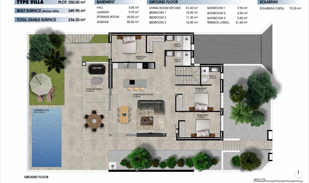 Obra nueva - Villa - Los Alcazares - La Serena Golf