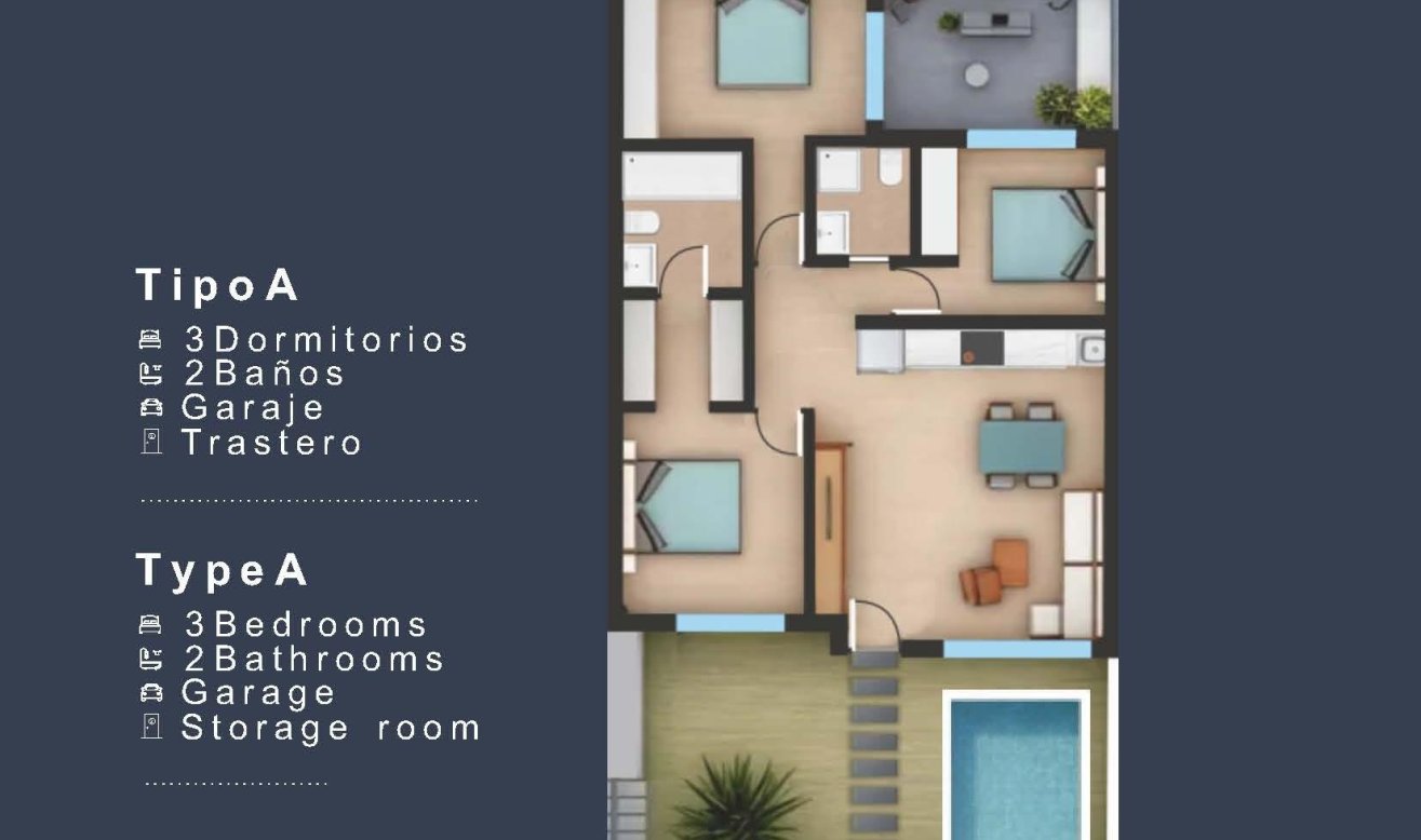 Obra nueva - Bungalow - San Pedro del Pinatar - Los Pinos