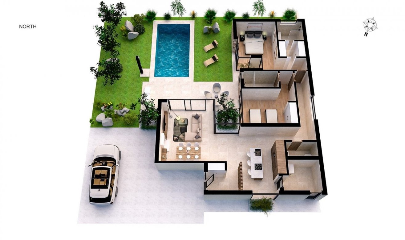 Obra nueva - Villa - Banos y Mendigo - Altaona Golf