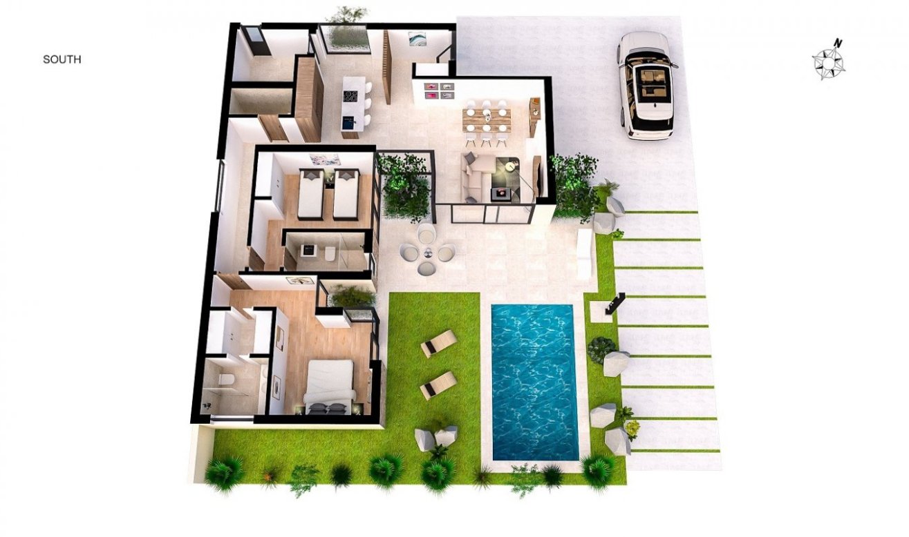 Obra nueva - Villa - Banos y Mendigo - Altaona Golf