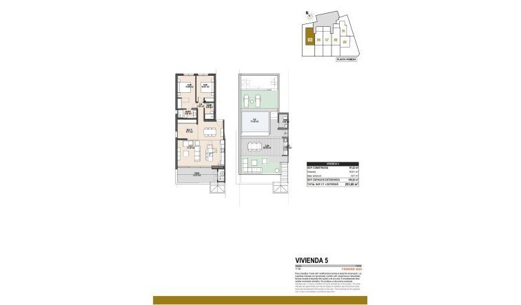 Obra nueva - Bungalow - Pilar de la Horadada - parques de Andromeda